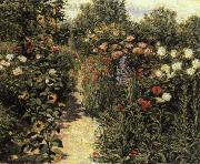Claude Monet Garden in Giverny painting